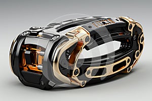 Strapping Clip on white background