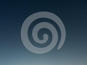 Strar on midnight sky.