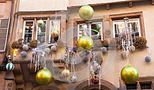 Strasboug December 2015 .Christmas decoration at Strasbourg, Alsace