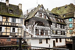 Strasbourg Alsace France. Houses of Petite France