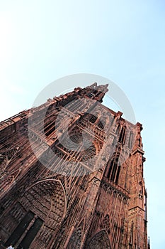 Strasbourg Cathedral or the Cathedral of Our Lady of Strasbourg CathÃ©drale de Strasbourg Gothic architecture