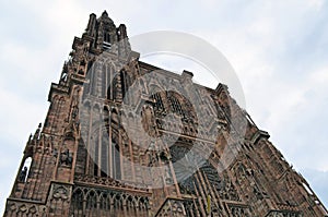 Strasbourg cathedral details, Strasbourg France