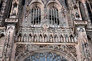 Strasbourg cathedral details, Strasbourg France