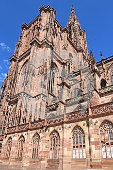 Strasbourg Cathedral tower in France