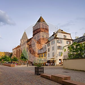 Strasbourg church St. Thomas in Alsace