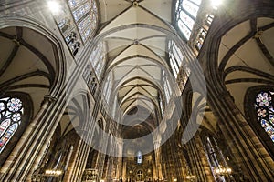 Strasbourg - The gothic cathedral, interior