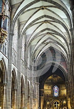 Strasbourg - The gothic cathedral, interior