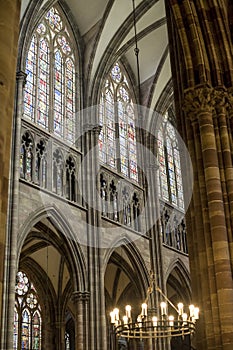 Strasbourg - The gothic cathedral, interior