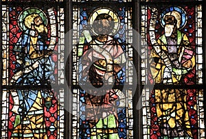 Strasbourg - The gothic cathedral, stained glass