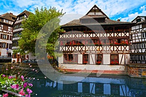 Strasbourg la Petite France in Alsace