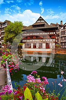 Strasbourg la Petite France in Alsace