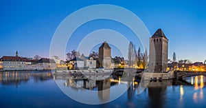 Strasbourg, medieval bridge Ponts Couverts