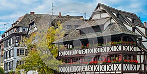 Strasbourg, part of nice house in Petite France area.