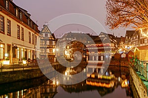 Strasbourg. Petite France district in the old city.