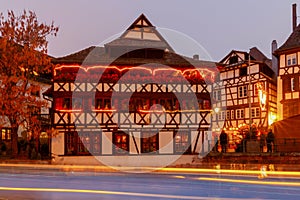 Strasbourg. Petite France district in the old city.