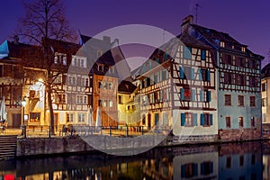 Strasbourg. Petite France district in the old city.