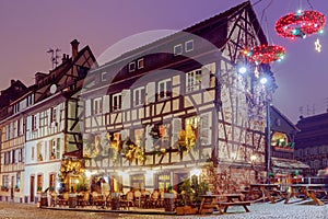 Strasbourg. Petite France district in the old city.