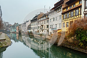 Strasbourg. Petite France district in the old city.