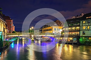 Strasbourg, Petite France at night