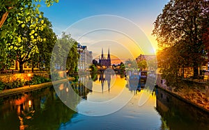 Strasbourg at sunrise France