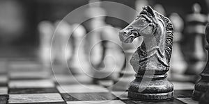 Strategic Chess Knight Masterful Game Planning