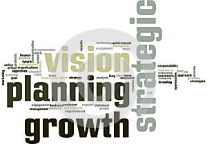 Strategic Growth Word Cloud