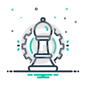 Mix icon for Strategic, tactical and strategical