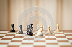 Strategic moves, chess game