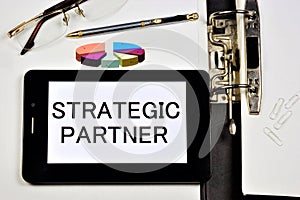 Strategic partner. This is a legal entity or individual with whom there is a mutually beneficial business cooperation, there are