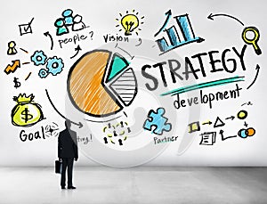 Strategy Development Goal Marketing Vision Planning Business Con