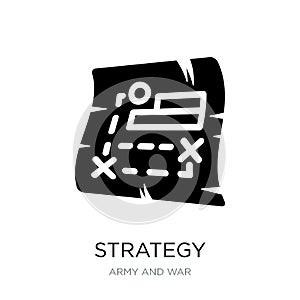 strategy icon in trendy design style. strategy icon isolated on white background. strategy vector icon simple and modern flat