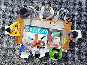 Strategy Plan Marketing Data Ideas Innovation Concept