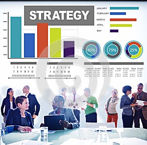 Strategy Plan Marketing Data Ideas Innovation Concept