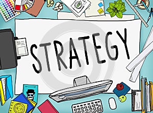 Strategy Planning Solution Vision Tactics Concept