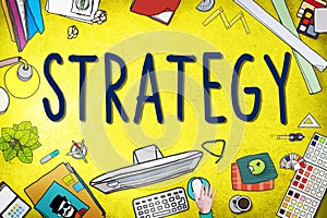 Strategy Planning Solution Vision Tactics Concept