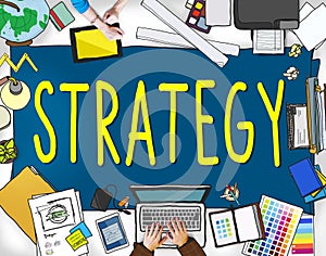 Strategy Planning Solution Vision Tactics Concept