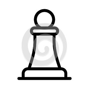 Strategy vector thin line i con