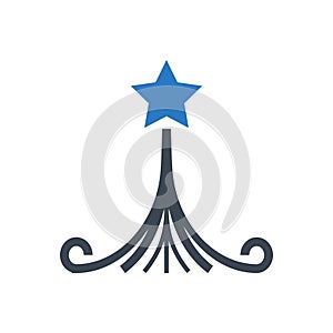 Strategy For Victory Vector Glyph Icon