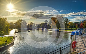 Stratford-upon-Avon, hometown of William Shakespeare. United Kingdom