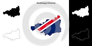 Strathbogie outline map