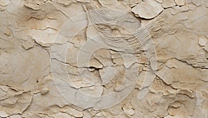 Stratified Elegance: Fossilized Limestone Visual Layers. AI generate