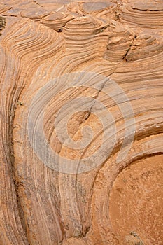 Stratified rock