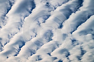 Stratocumulus clouds, clouds texture