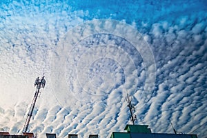Stratocumulus clouds, clouds texture