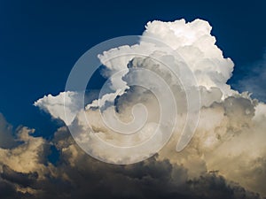 Stratocumulus clouds - stormy weather photo