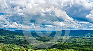 Stratocumulus Storm Clouds Over the Valley