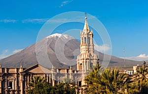 Stratovolcano El Misti, Arequipa, Peru