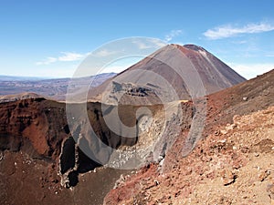 Stratovolcano Ngauruhoe and Red crater