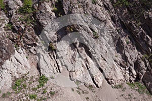 Stratum - geological column and layer. photo