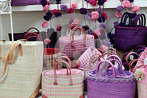 Straw bags